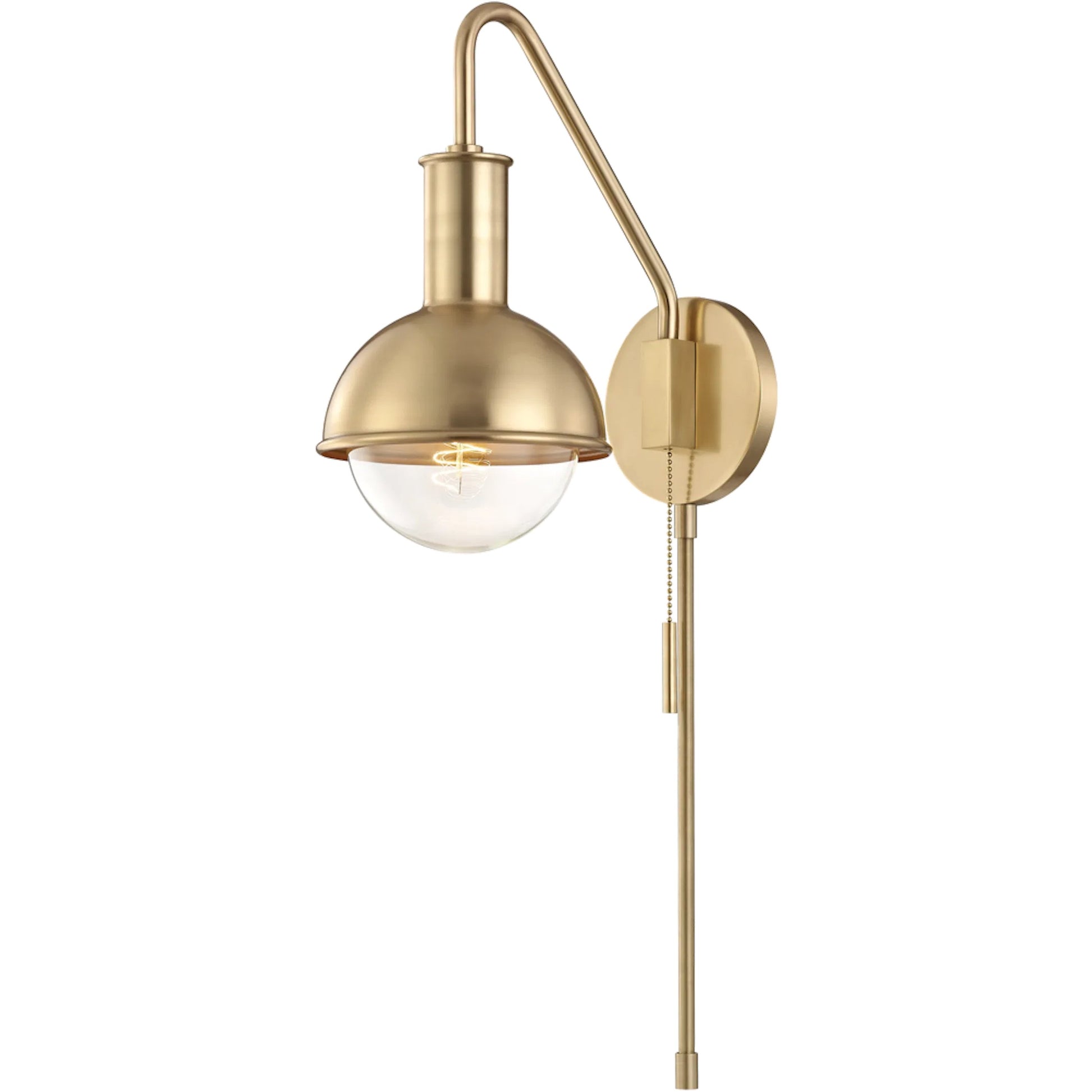 Riley Wall Sconce by Mitzi. Made from steel in a modern style.