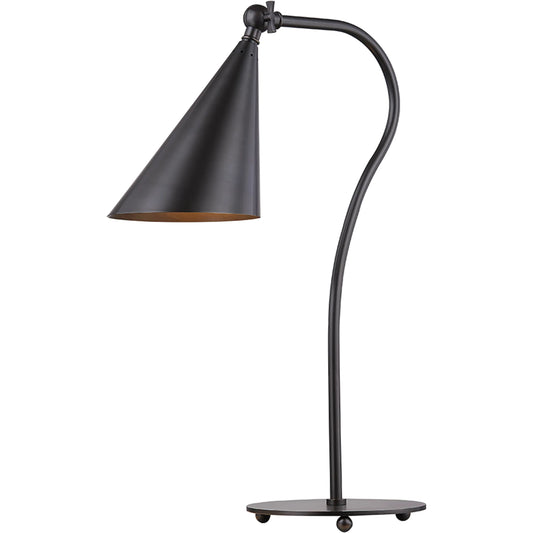 Lupe Table Lamp by Mitzi. Made from steel in a modern style.