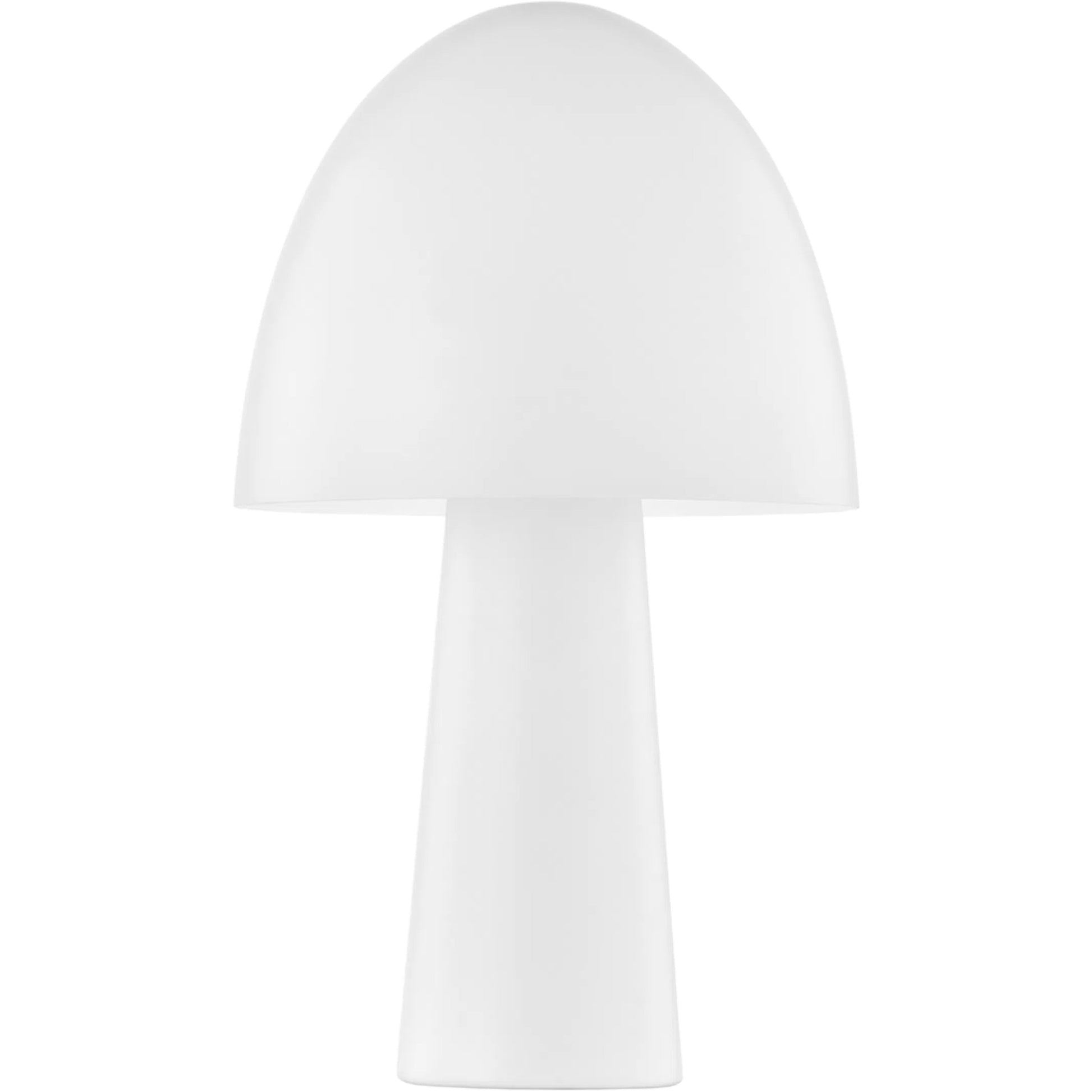 Vicky Table Lamp by Mitzi in white. Made from steel in a modern style.