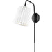 Demi Portable Wall Sconce by Mitzi. Made from steel in a traditional style.