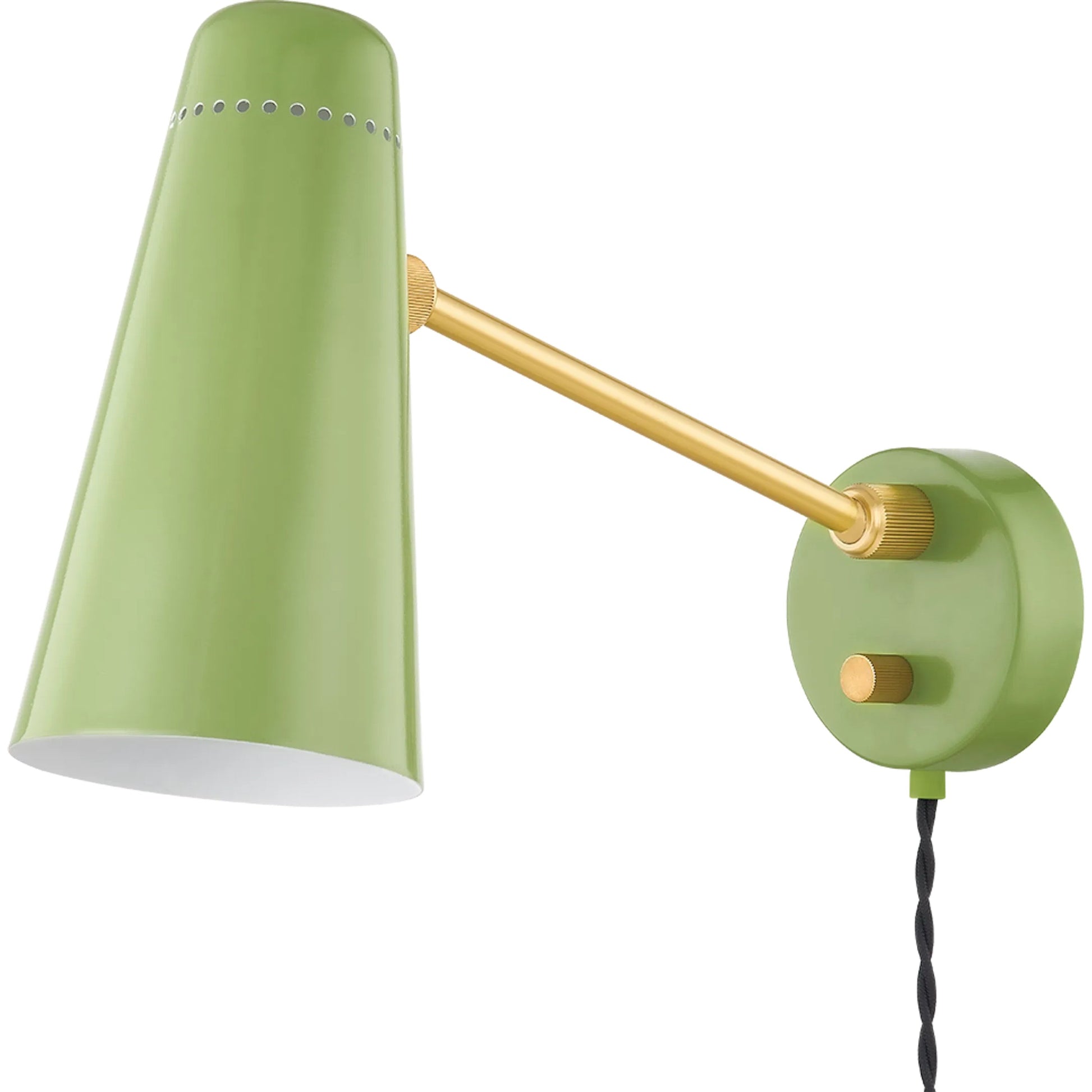 Floral Park Wall Sconce by Hudson Valley in polished nickel. Made from brass in a cottage & farmhouse style.