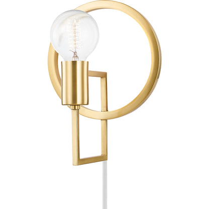 Tory 1 Light Portable Wall Sconce by Mitzi. Made from steel in a modern style.