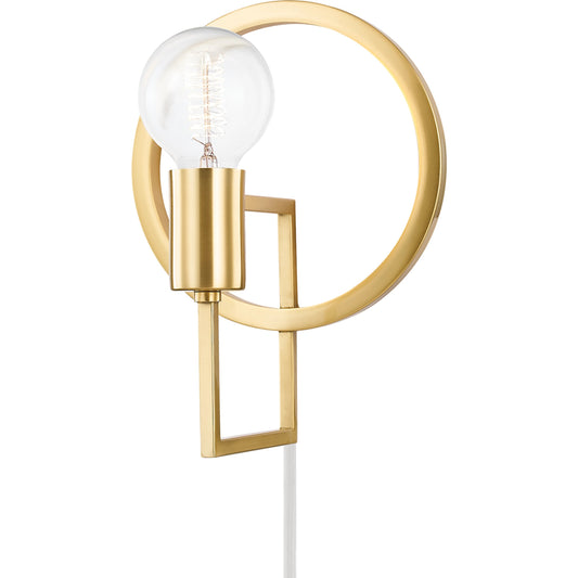 Tory 1 Light Portable Wall Sconce by Mitzi. Made from steel in a modern style.