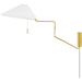 Aisa 1 Light Portable Wall Sconce by Mitzi. Made from iron in a modern style.