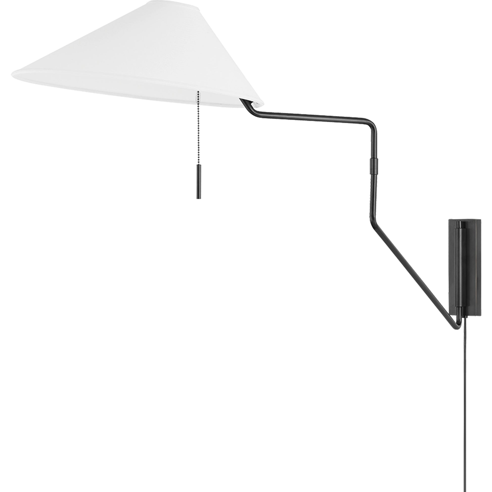 Aisa 1 Light Portable Wall Sconce by Mitzi. Made from iron in a modern style.