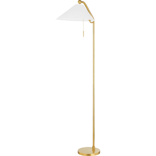 Aisa 1 Light Floor Lamp by Mitzi. Made from iron in a modern style.