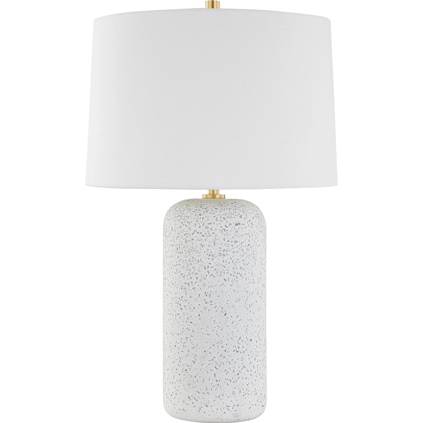 001 SI-2029754 | Primary Silo | Margaret Table Lamp by Mitzi in aged brass. Made from ceramic in a modern style.