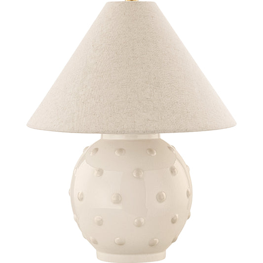 Annabelle Table Lamp by Mitzi in aged brass. Made from ceramic in a modern style.
