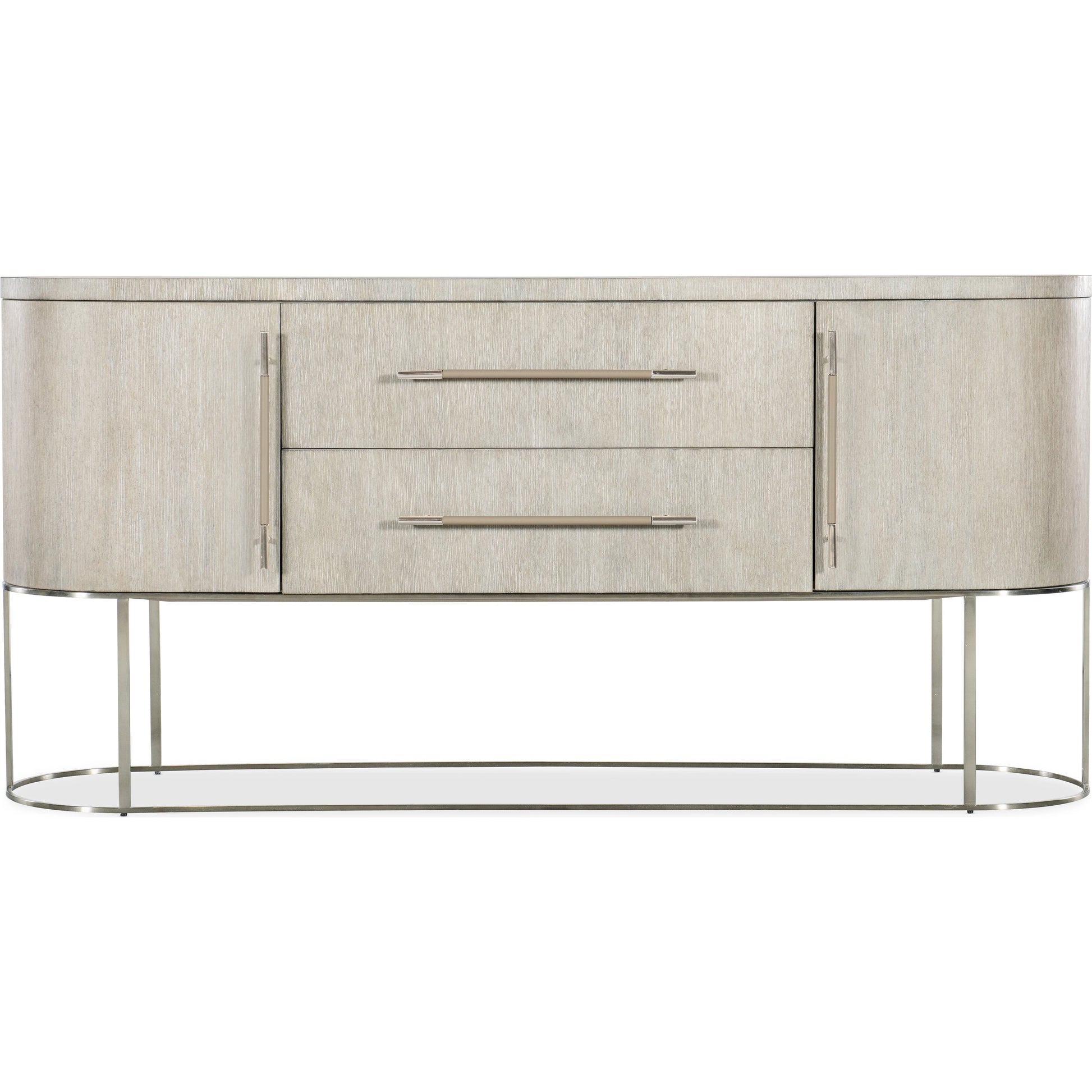 Modern Mood Server by Hooker Furniture. Made from oak veneers, metal in a modern style.