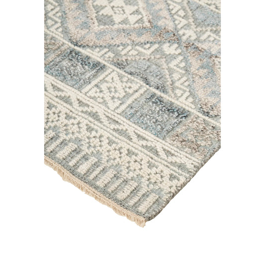 Payton Transitional Diamond Rug - 6495F by Feizy. Made from viscose, wool in a unique style.