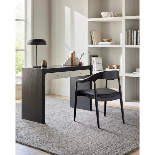 Helene Console Table 540227 by Surya in lacquered. Made from oak in a unique style.