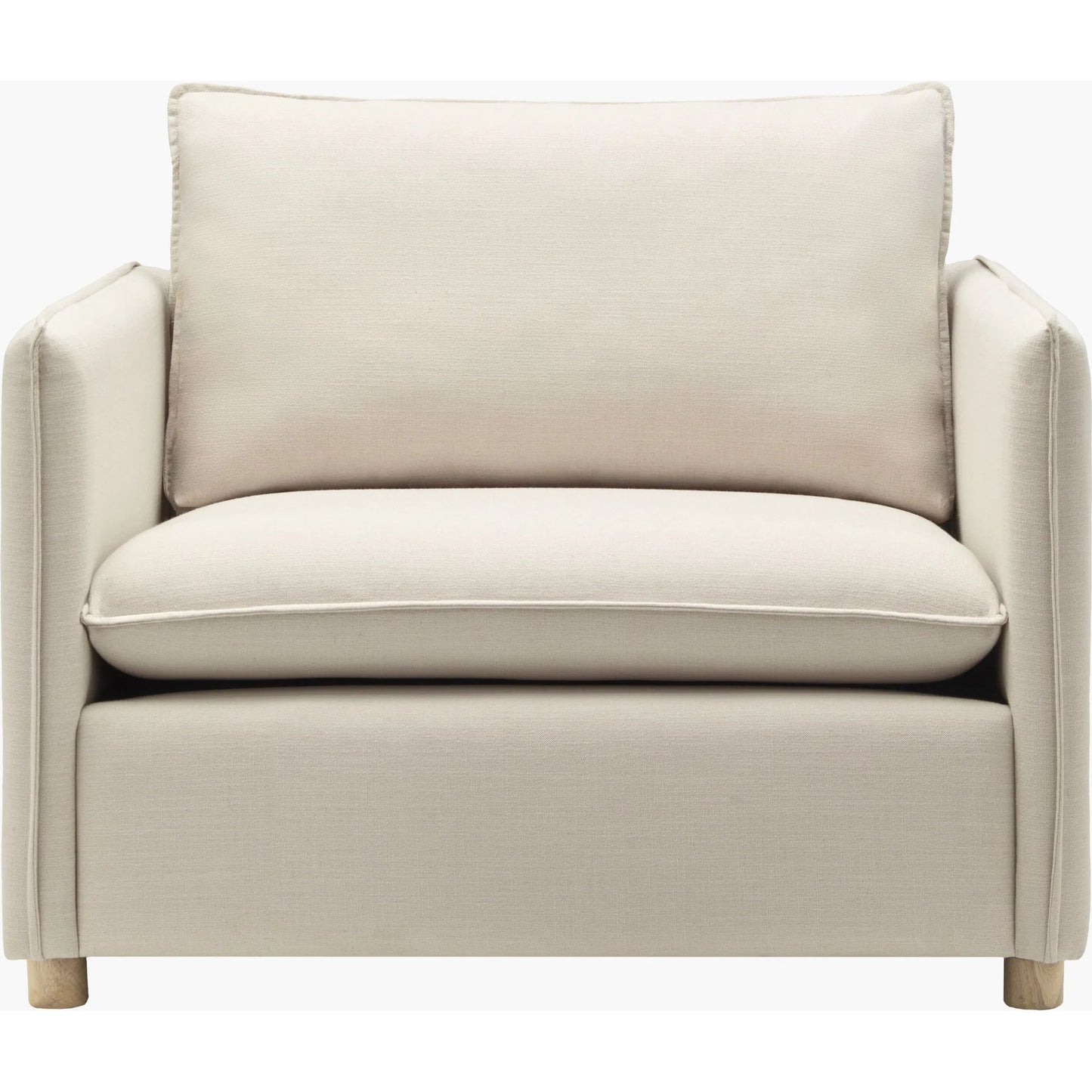 002 SI-2244528 | Additional Silo | Holliston Accent Chair 541112 by Surya in light beige, brown and painted. Made from polyester, rubber wood, polyester wrapped foam, polyfill in a transitional style.