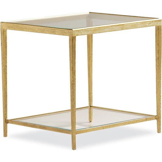 Jinx Rectangular Side Table by Maitland-Smith. Made from unique in a modern style.