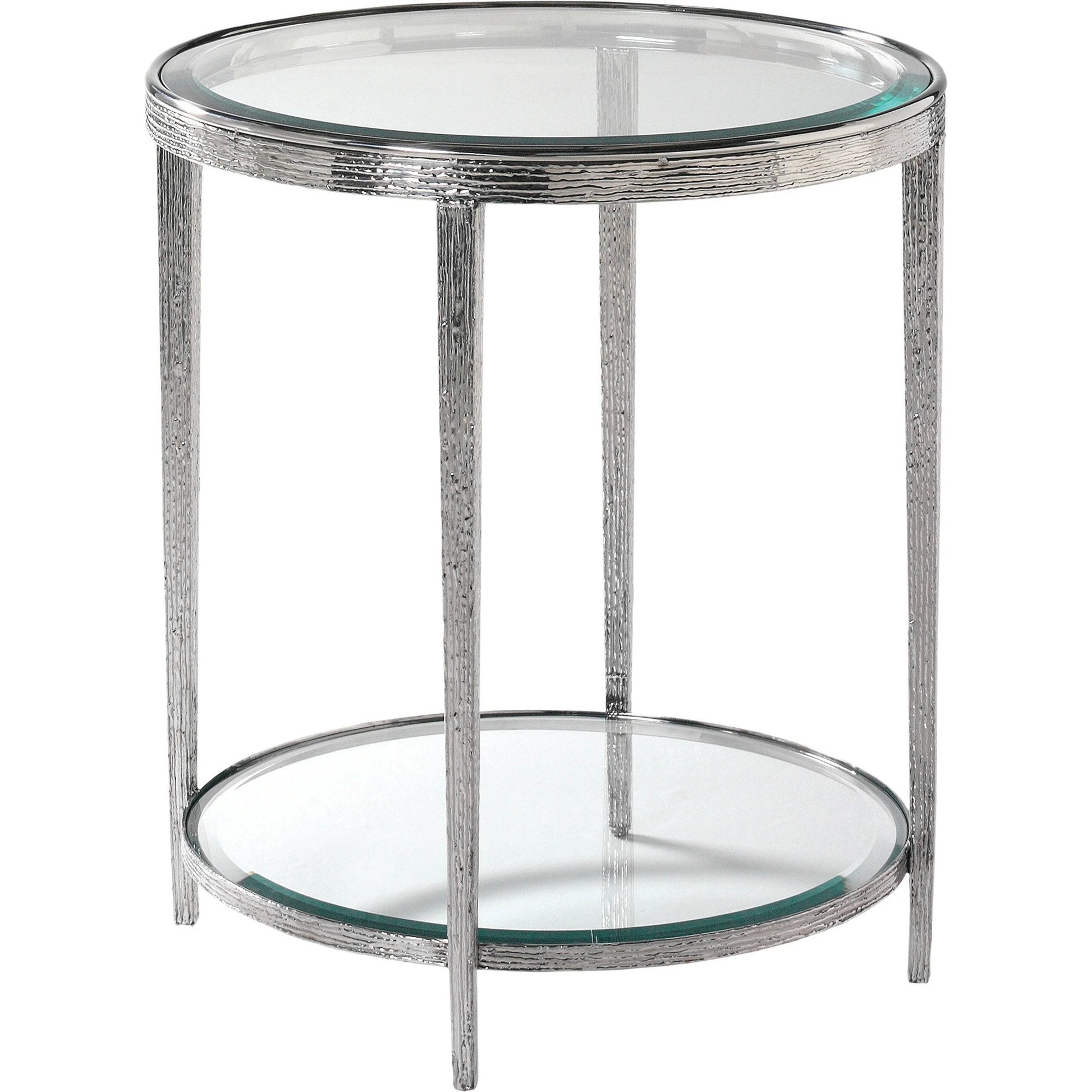 Jinx Round Side Table by Maitland-Smith. Made from unique in a modern style.