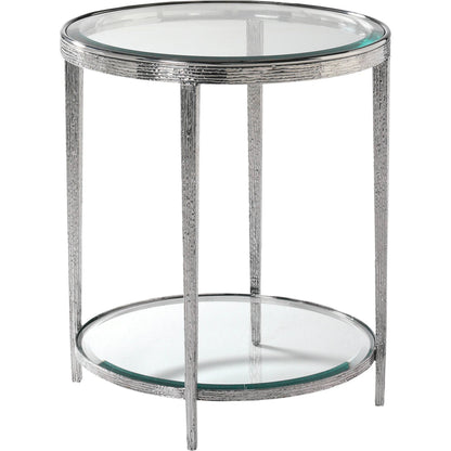 Jinx Round Side Table by Maitland-Smith. Made from unique in a modern style.