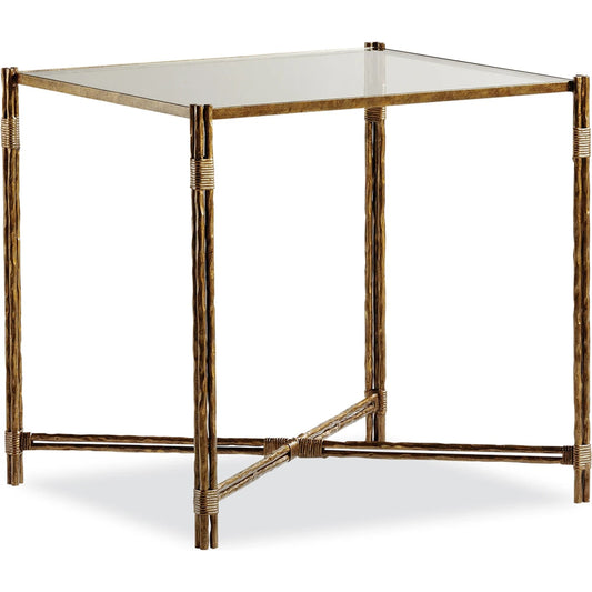 Otto Lamp Table by Maitland-Smith. Made from unique in a transitional style.