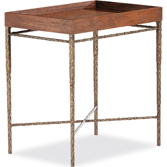Cleve Chairside Tray Table by Maitland-Smith. Made from unique in a transitional style.