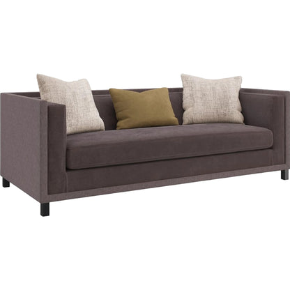 Tuxedo Sofa by Caracole in brushed deep bronze. Made from unique in a unique style.