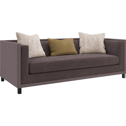 Tuxedo Sofa by Caracole in brushed deep bronze. Made from unique in a unique style.