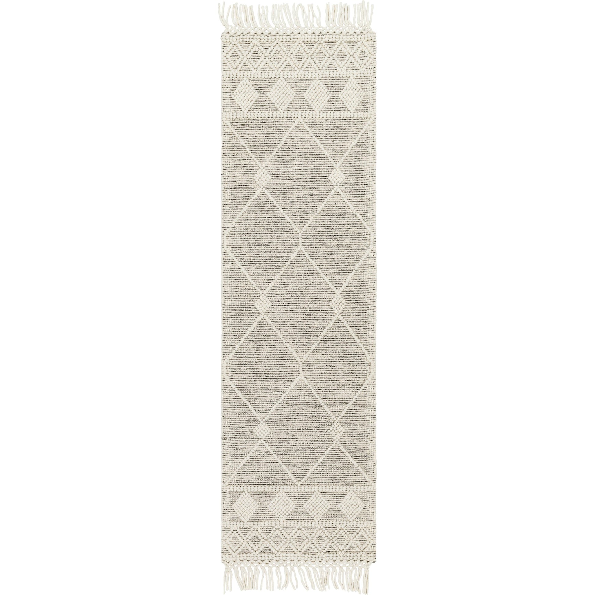 Hemingway Rug - 31308 by Livabliss in ivory, black. Made from 60% wool, 40% polyester in a unique style.