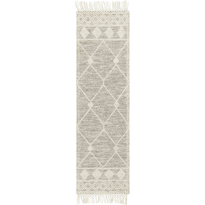 Hemingway Rug - 31308 by Livabliss in ivory, black. Made from 60% wool, 40% polyester in a unique style.