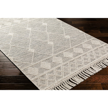 Hemingway Rug - 31308 by Livabliss in ivory, black. Made from 60% wool, 40% polyester in a unique style.