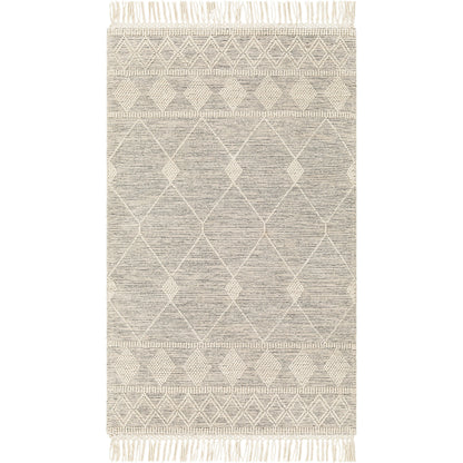Hemingway Rug - 31308 by Livabliss in ivory, black. Made from 60% wool, 40% polyester in a unique style.