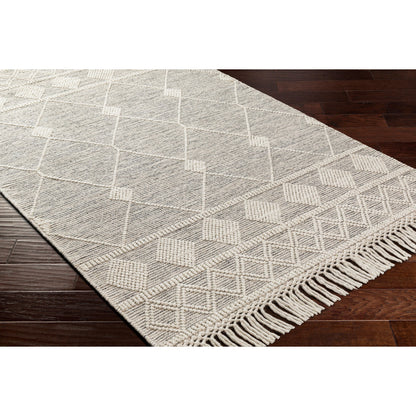 Hemingway Rug - 31308 by Livabliss in ivory, black. Made from 60% wool, 40% polyester in a unique style.
