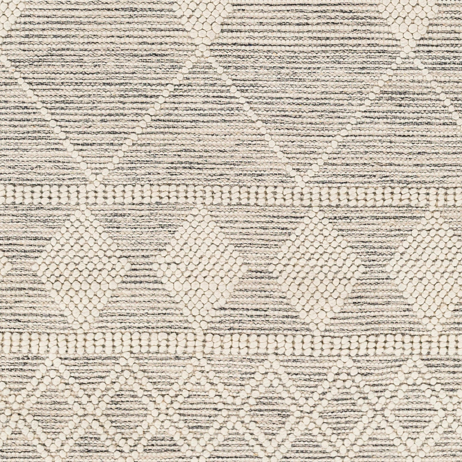 Hemingway Rug - 31308 by Livabliss in ivory, black. Made from 60% wool, 40% polyester in a unique style.