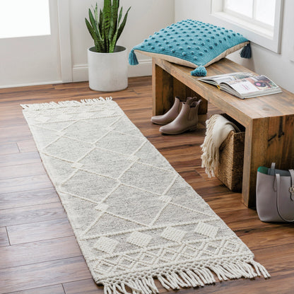 Hemingway Rug - 31308 by Livabliss in ivory, black. Made from 60% wool, 40% polyester in a unique style.