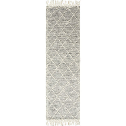 Hemingway Rug - 31309 by Livabliss in ivory, black. Made from 60% wool, 40% polyester in a unique style.