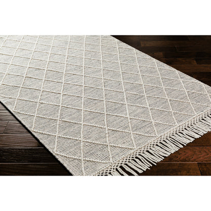Hemingway Rug - 31309 by Livabliss in ivory, black. Made from 60% wool, 40% polyester in a unique style.