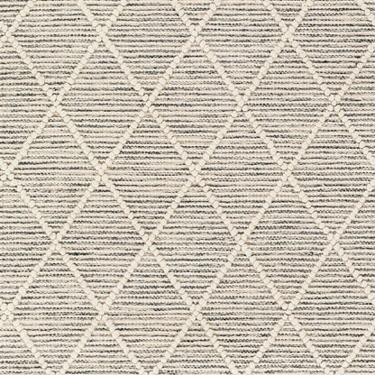 Hemingway Rug - 31309 by Livabliss in ivory, black. Made from 60% wool, 40% polyester in a unique style.