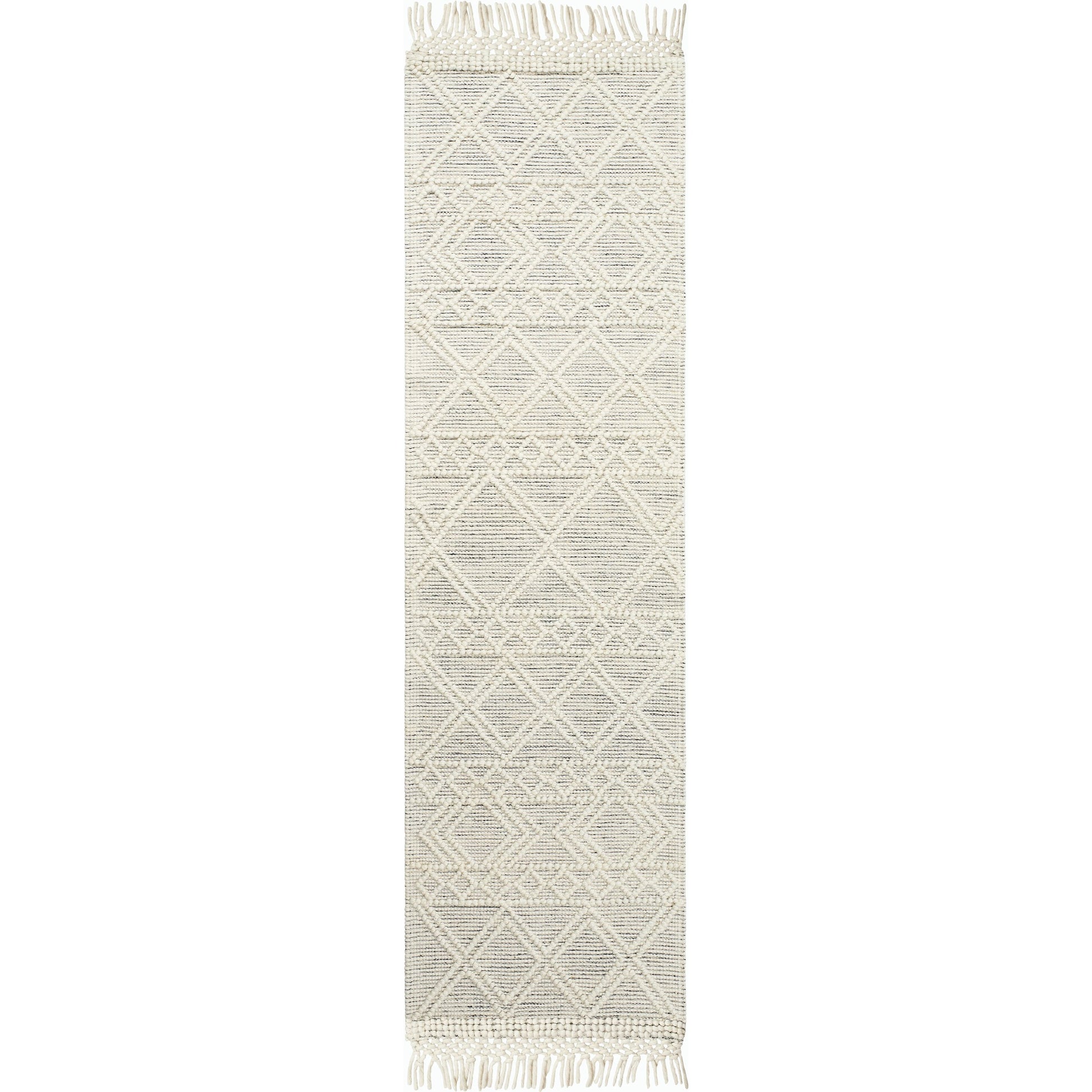 Hemingway Rug - 31310 by Livabliss in ivory, black. Made from 60% wool, 40% polyester in a unique style.