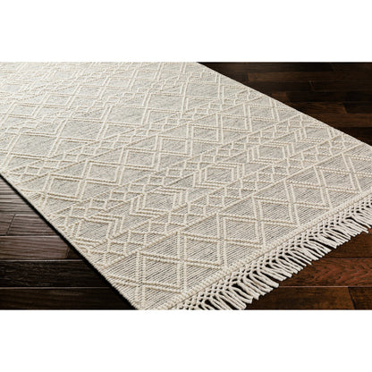 Hemingway Rug - 31310 by Livabliss in ivory, black. Made from 60% wool, 40% polyester in a unique style.