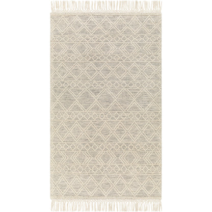 Hemingway Rug - 31310 by Livabliss in ivory, black. Made from 60% wool, 40% polyester in a unique style.