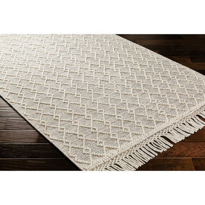 Hemingway Rug - 31311 by Livabliss in ivory, black. Made from 60% wool, 40% polyester in a unique style.