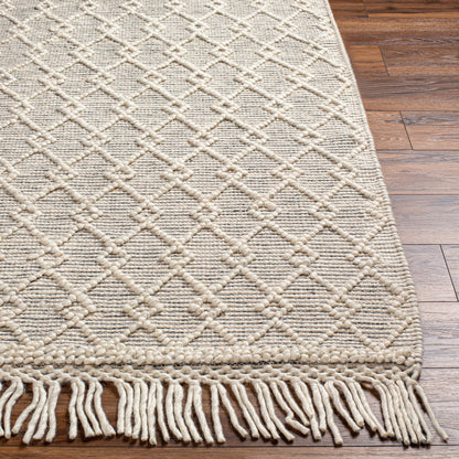 Hemingway Rug - 31311 by Livabliss in ivory, black. Made from 60% wool, 40% polyester in a unique style.
