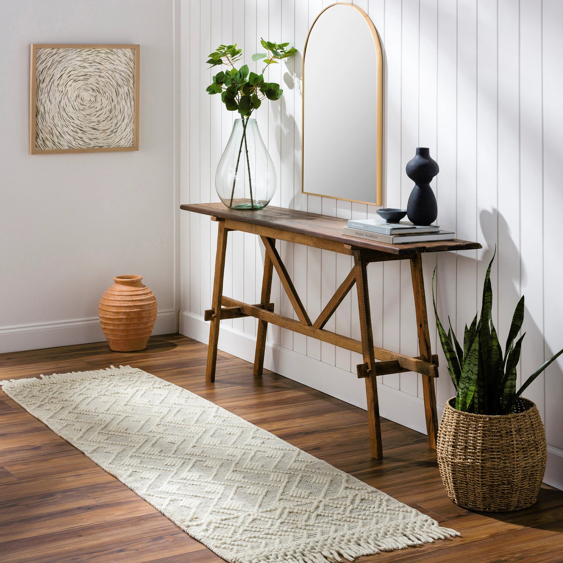 Hemingway Rug - 31312 by Livabliss in ivory, black. Made from 60% wool, 40% polyester in a unique style.