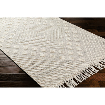 Hemingway Rug - 31313 by Livabliss in ivory, black. Made from 60% wool, 40% polyester in a unique style.