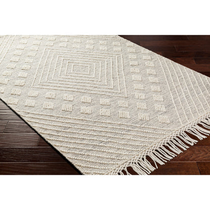 Hemingway Rug - 31313 by Livabliss in ivory, black. Made from 60% wool, 40% polyester in a unique style.