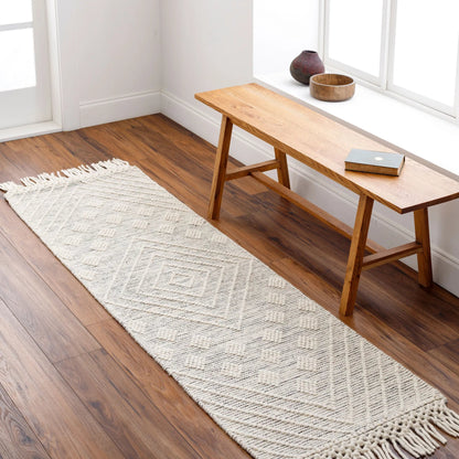 Hemingway Rug - 31313 by Livabliss in ivory, black. Made from 60% wool, 40% polyester in a unique style.