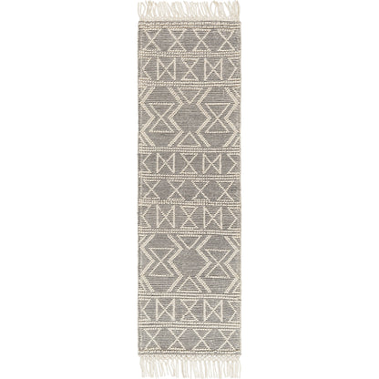 Hemingway Rug - 31314 by Livabliss in ivory, black. Made from 60% wool, 40% polyester in a unique style.