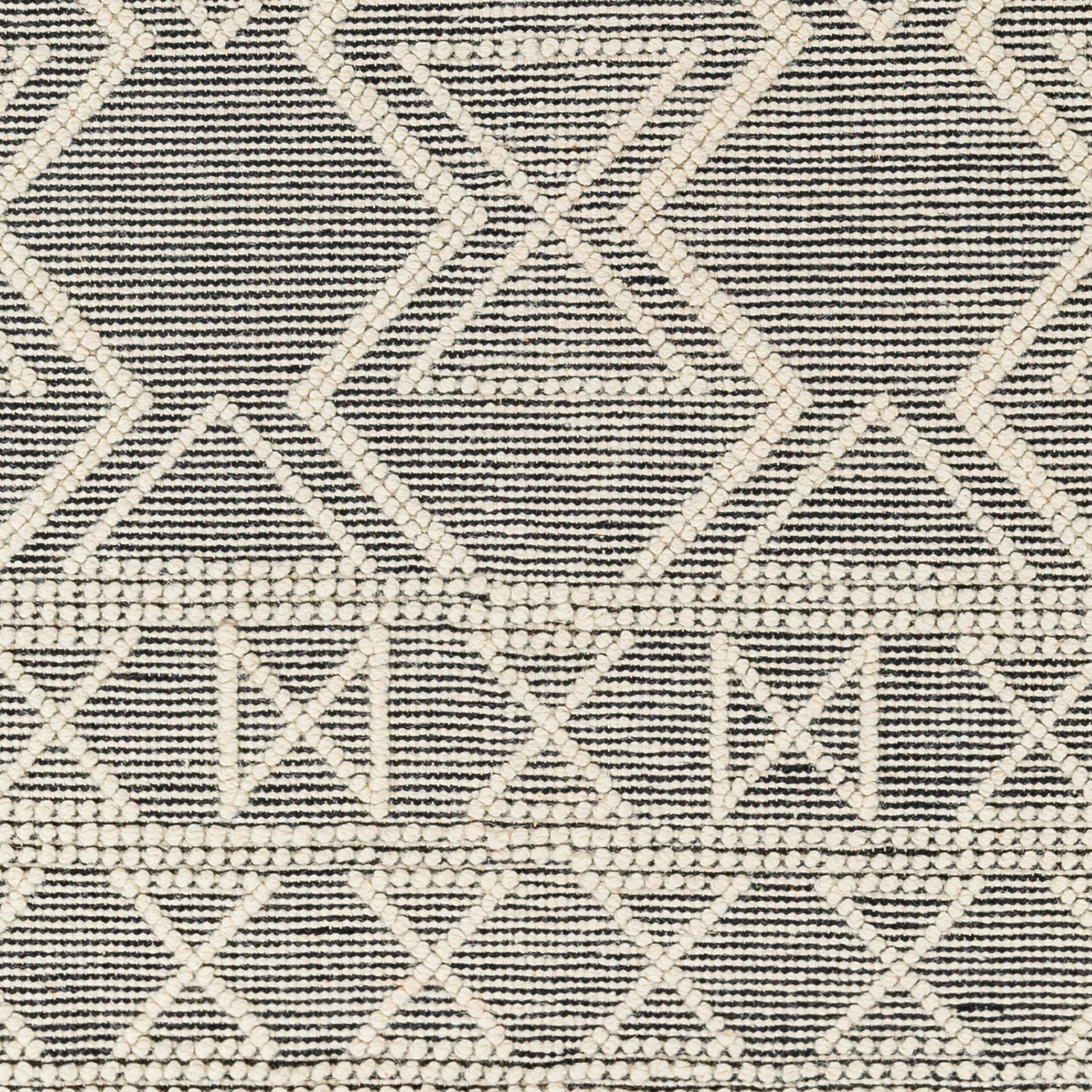 Hemingway Rug - 31314 by Livabliss in ivory, black. Made from 60% wool, 40% polyester in a unique style.