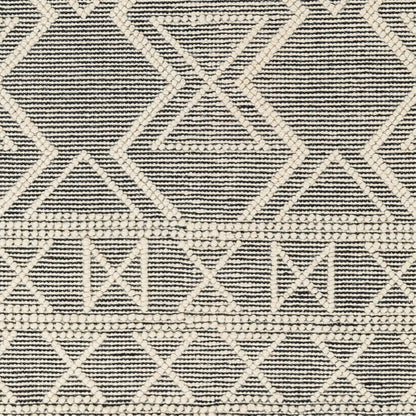 Hemingway Rug - 31314 by Livabliss in ivory, black. Made from 60% wool, 40% polyester in a unique style.