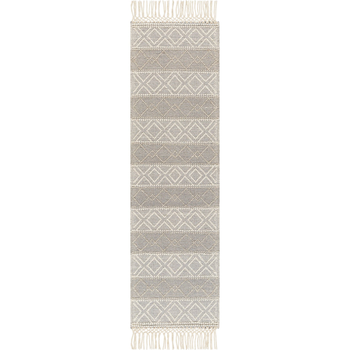 002 SI-1882566,SI-1882567 | Primary Silo | Hemingway HMG-2308 Rug by Livabliss in ivory, beige, taupe. Made from 60% wool, 40% polyester in a unique style.
