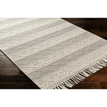 Hemingway Rug - 31315 by Livabliss in ivory, beige, taupe. Made from 60% wool, 40% polyester in a unique style.