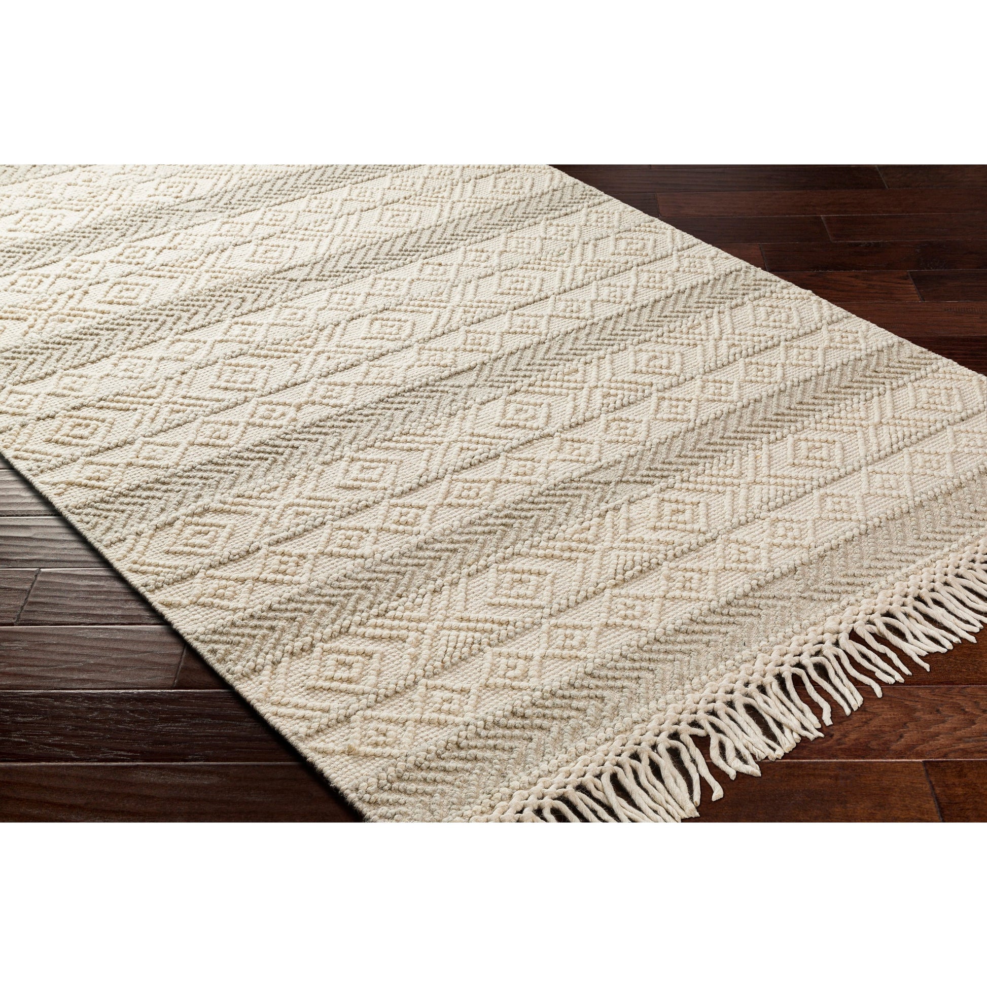 Hemingway Rug - 31316 by Livabliss in ivory, beige. Made from 60% wool, 40% polyester in a unique style.