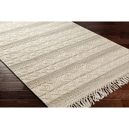 Hemingway Rug - 31316 by Livabliss in ivory, beige. Made from 60% wool, 40% polyester in a unique style.