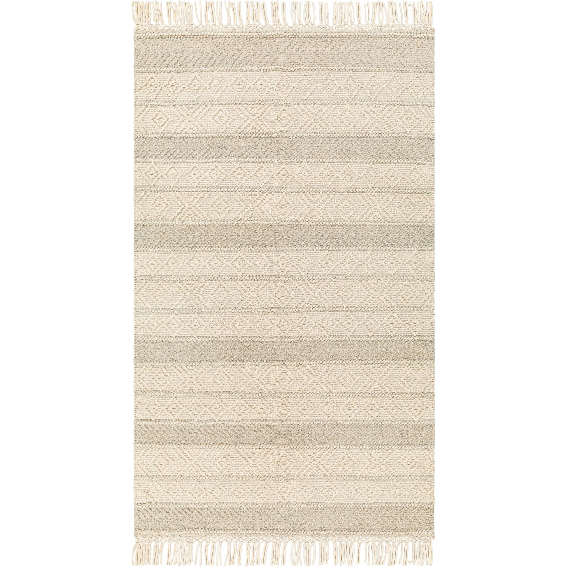 Hemingway Rug - 31316 by Livabliss in ivory, beige. Made from 60% wool, 40% polyester in a unique style.